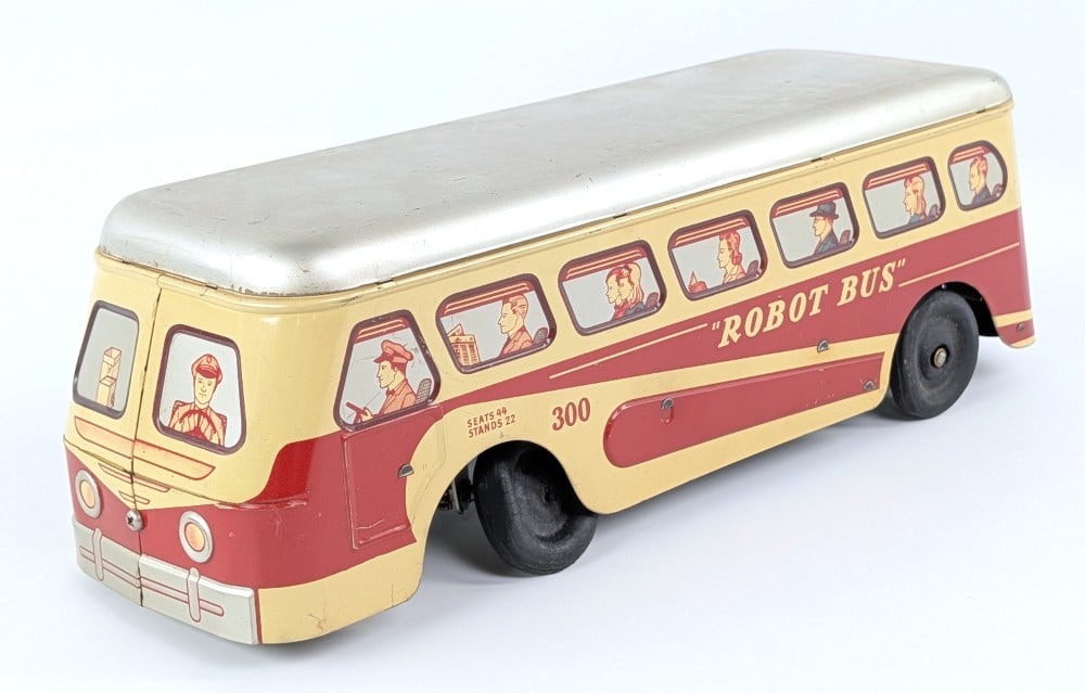 Woodhaven Windup Robot Bus (1 of 7)