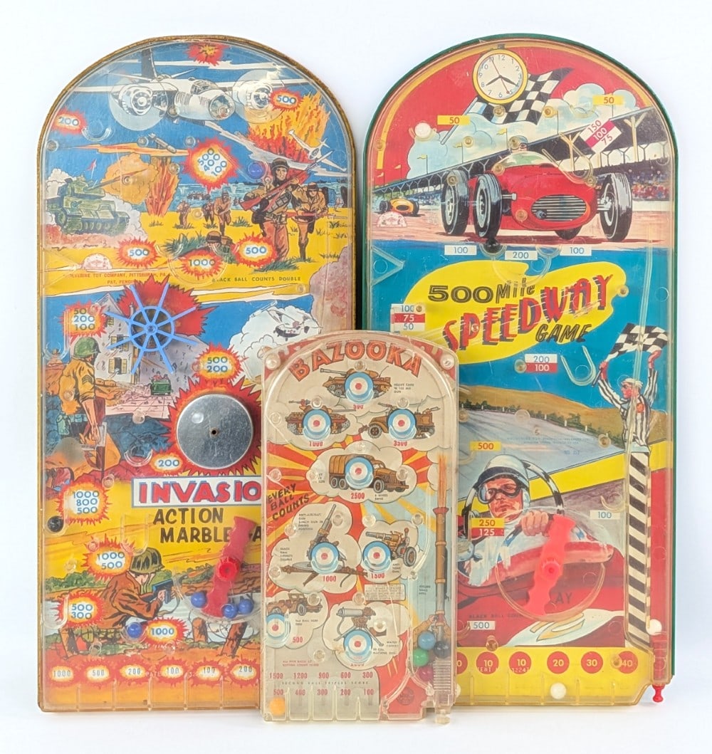 Bazooka, 500 Mile Speedway, and Invasion Barble Games (1 of 13)