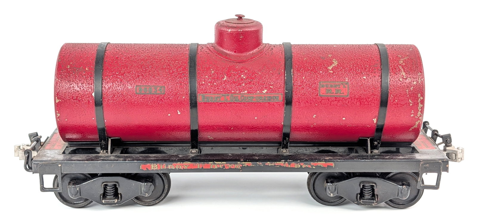 Original Buddy L Outdoor Railroad Red Tank Car (1 of 6)