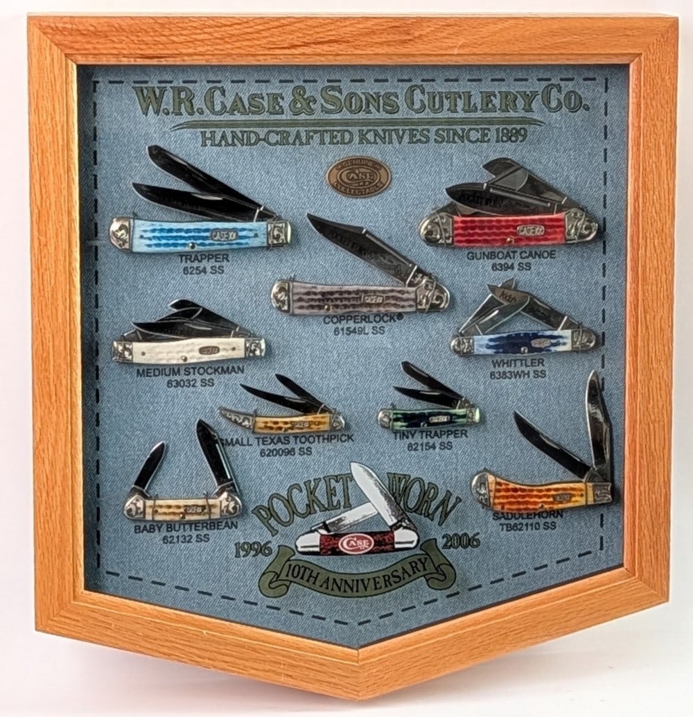 Ltd 2006 Case XX 10th Anni Pocket Worn Mint Set w/ COA (1 of 6)