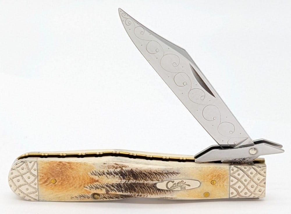 2020 Case XX Kidd Custom Bone Stag Cheetah 6.5111 1/2 (1 of 4)