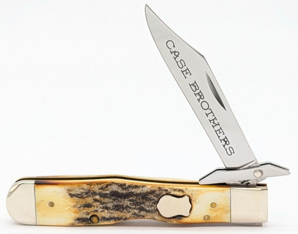 2003-07 Case Brothers Stag Cheetah 5111 1/2: Knife is in like new condition. Overall measures 4-3/8in when closed.