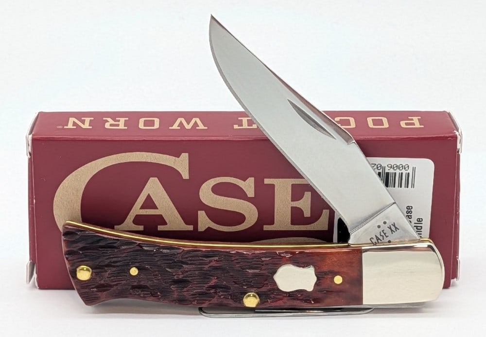 2026 Case XX Worn Mahogany Bone Axe Handle BR61135 w/ Box: Knife is in like new condition. Overall measures 3-7/8in when closed.