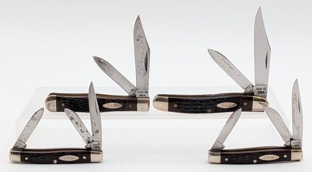 1973, 74 & 75 Case XX Delrin Folding Knives (1 of 10)