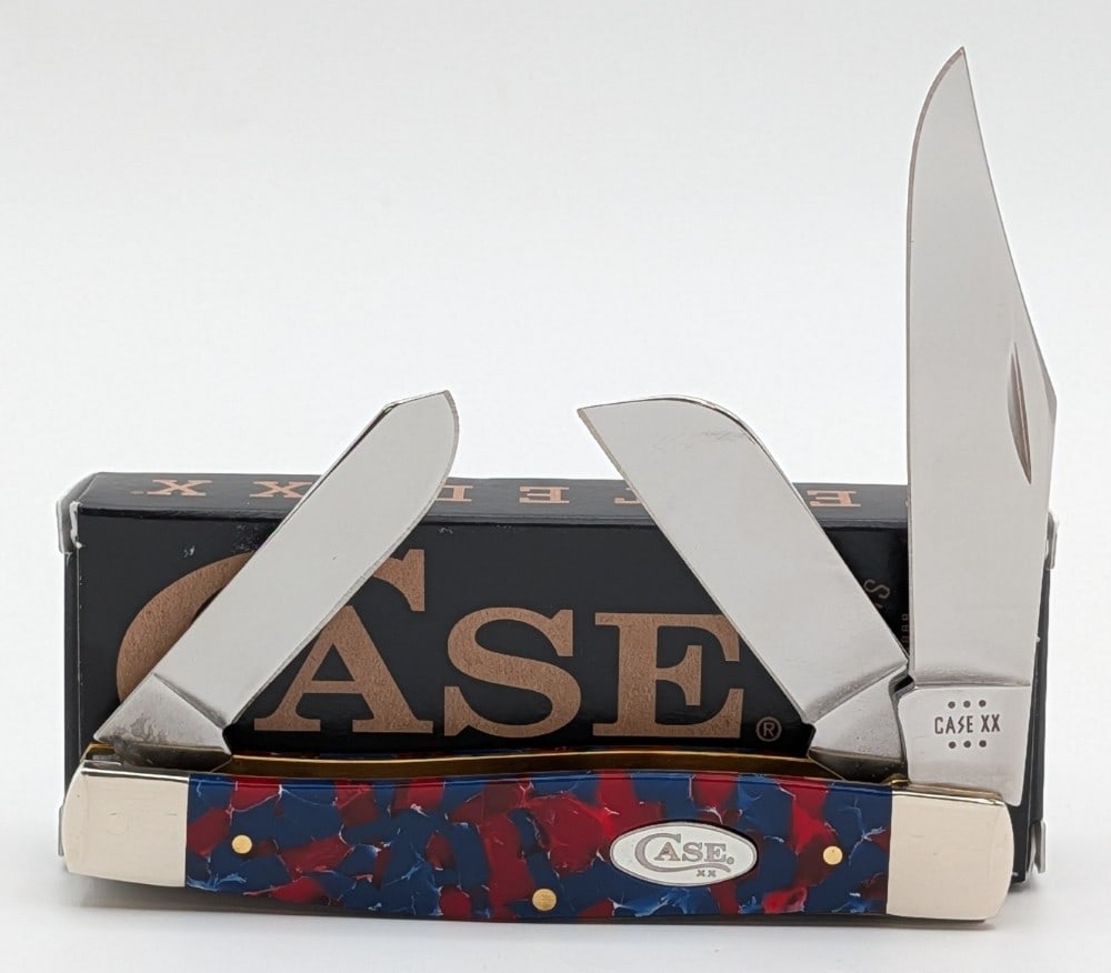 2024 Case XX Freedom Kirinite Large Stockman 10375 w/ Box: Knife is in like new condition. Overall measures 4-1/4in when closed.