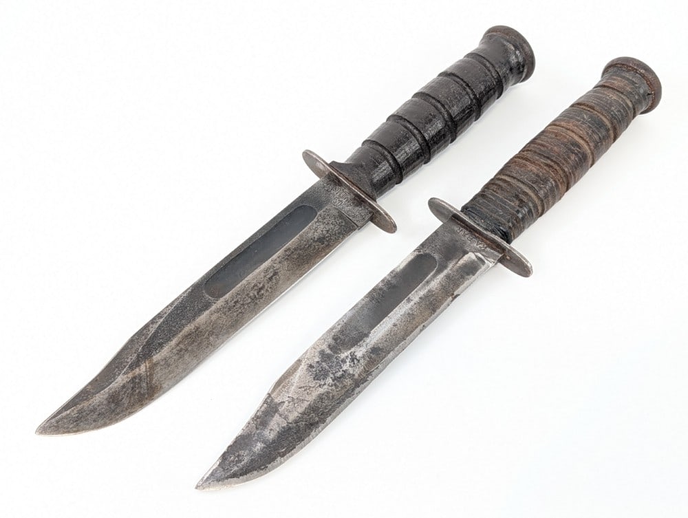 WWII Era Ka-Bar & Camillus Fighting Knives (1 of 4)