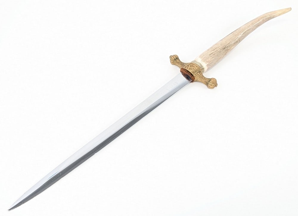 Custom The Invisible Empire Ku Klux Klan Stag Dress Dagger (1 of 5)
