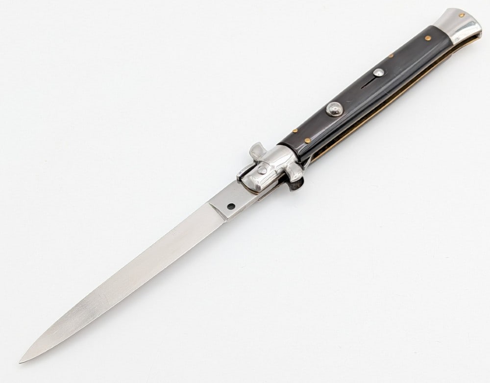 B Rostfrei 11in Buffalo Horn Switchblade Knife (1 of 7)
