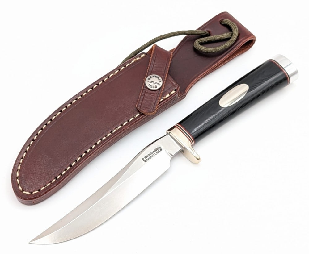 Randall Model 7 5in Black Micarta Fisherman w/ Sheath (1 of 10)