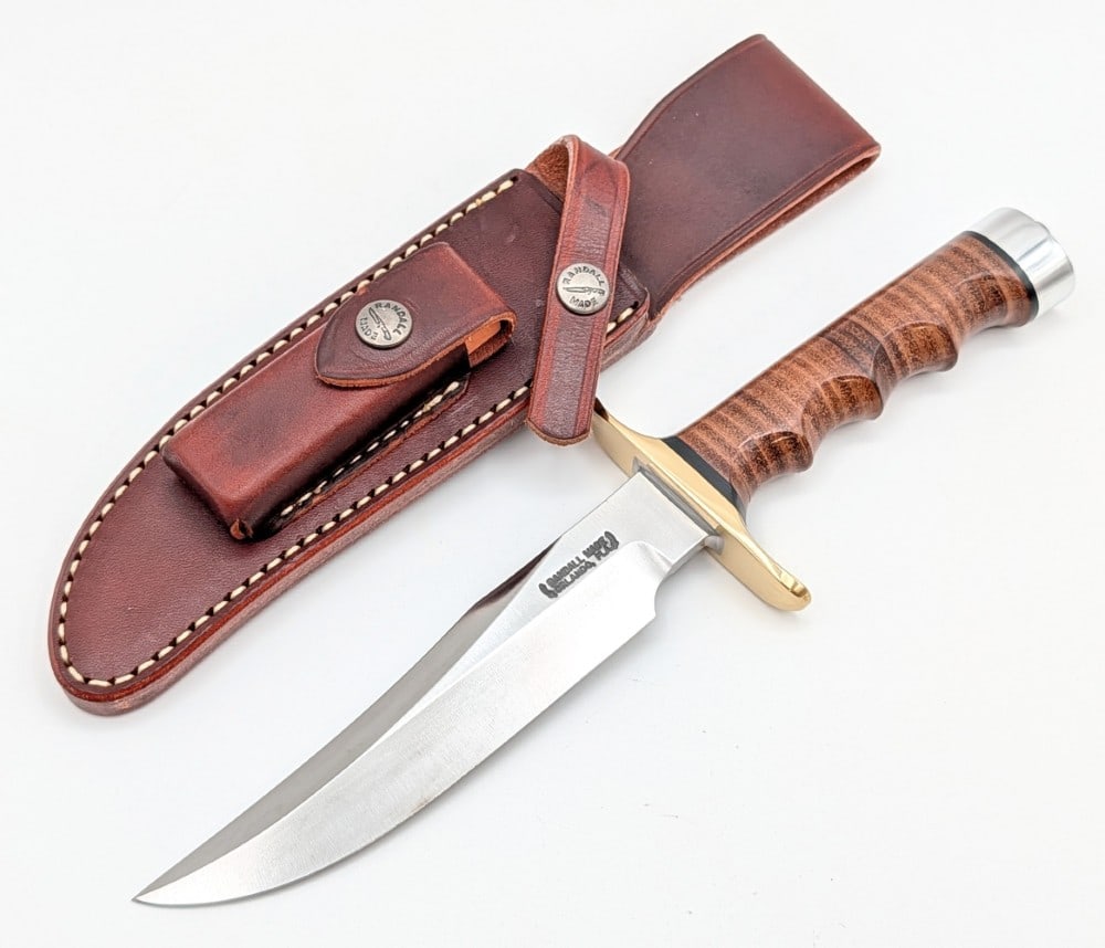 Randall Model 12 6in Finger Groove Little Bear Bowie w/ Sheath (1 of 10)