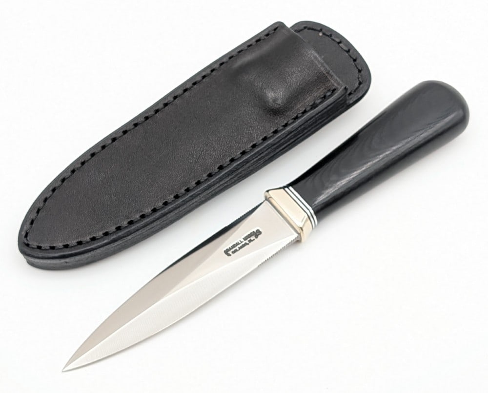 Randall Model 24 Black Micarta Guardian w/ Sheath (1 of 10)