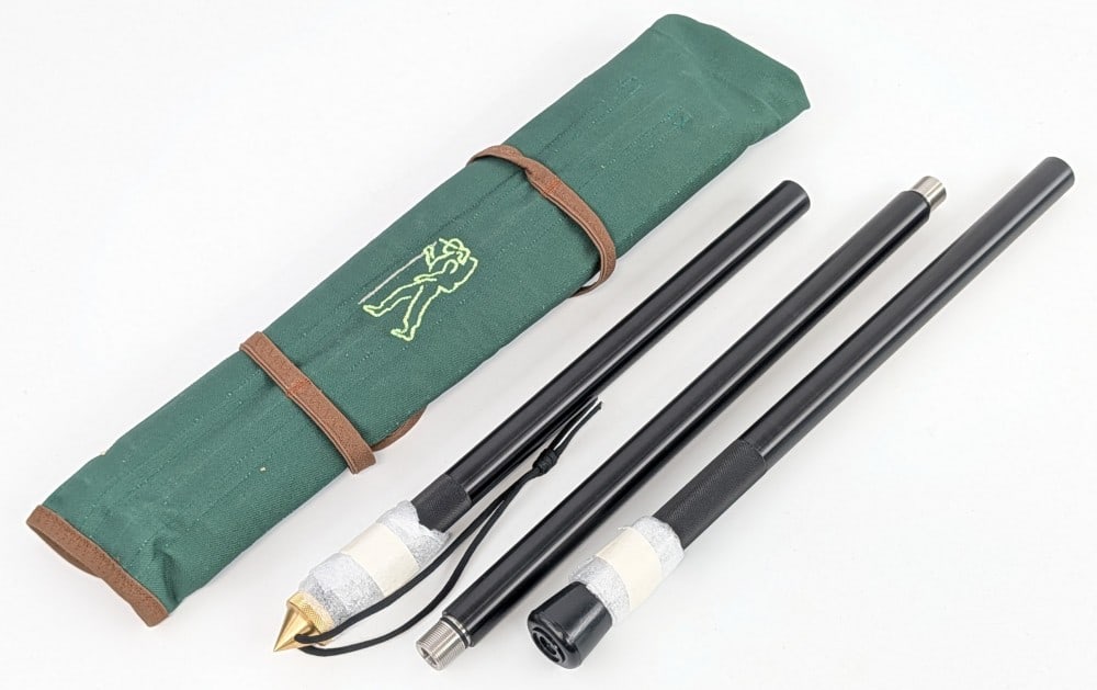 New Randall Metal Walking Stick w/ Crusher End Cap & Case (1 of 3)