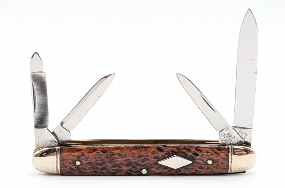 Shapleigh Hardware Co. Jigged Bone Cigar Jack Knife (1 of 3)