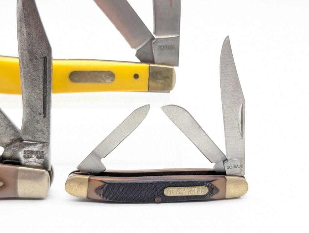 Various Model Schrade Folding Knives - 4