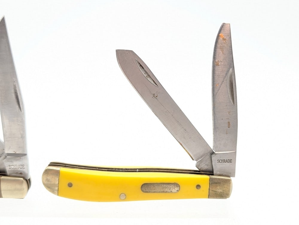 Various Model Schrade Folding Knives - 6