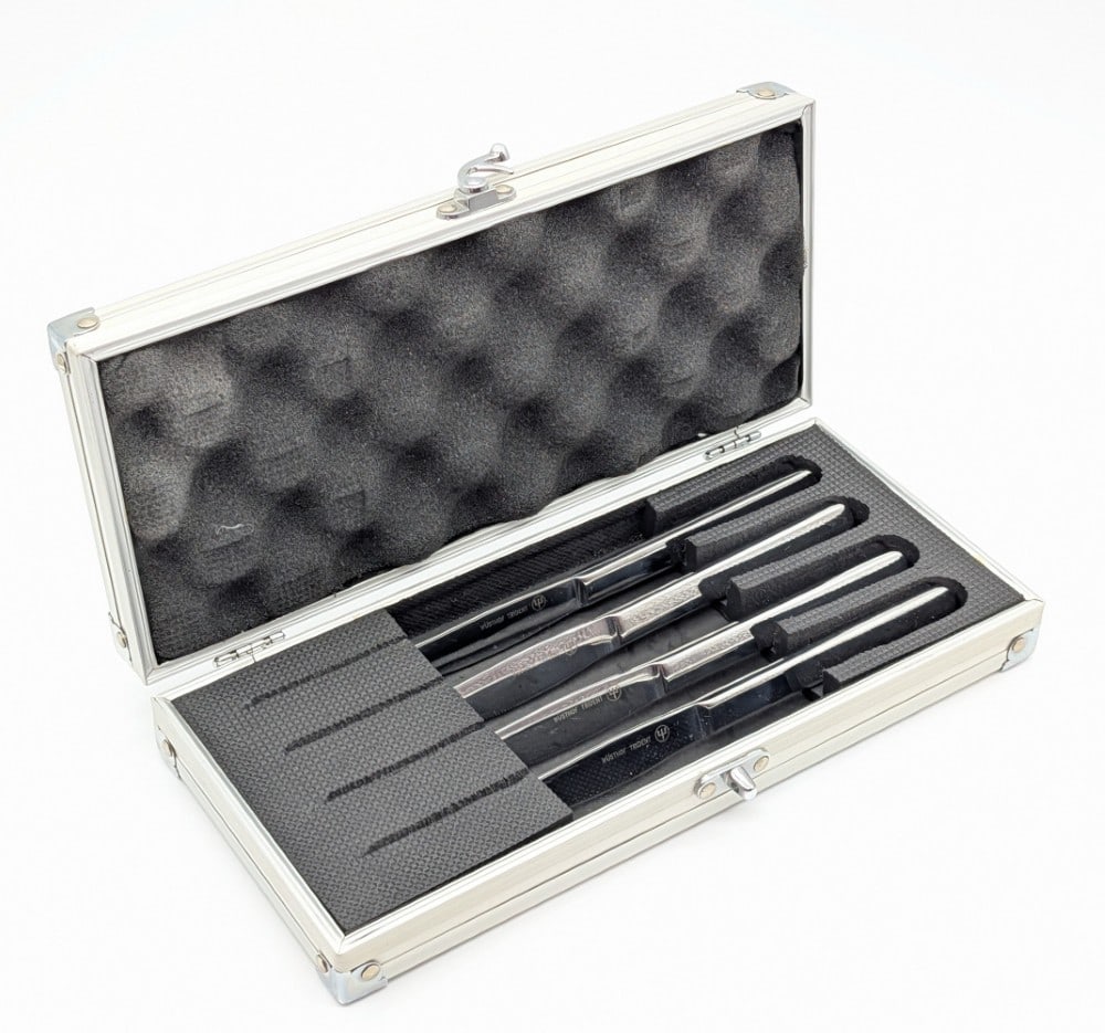 (4) Piece Wusthof Trident Stainless Steel Steak Knife Set (1 of 9)