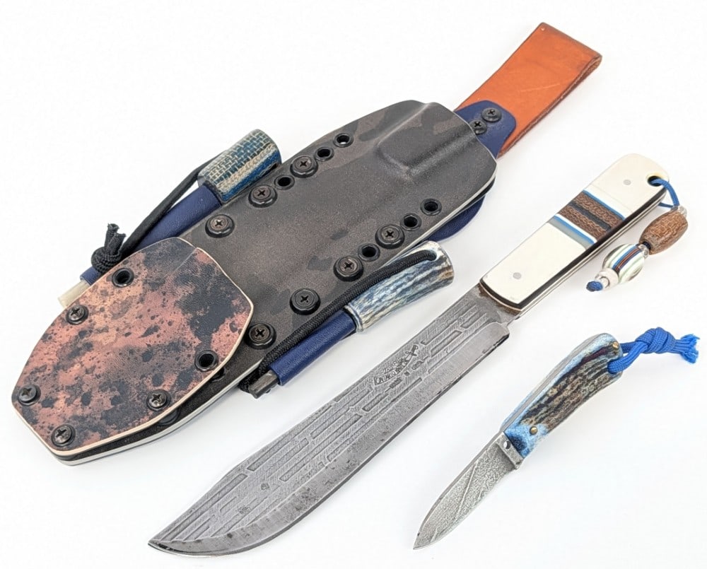 Custom Ontario Knife Co. Piggy Back Knife Set (1 of 7)