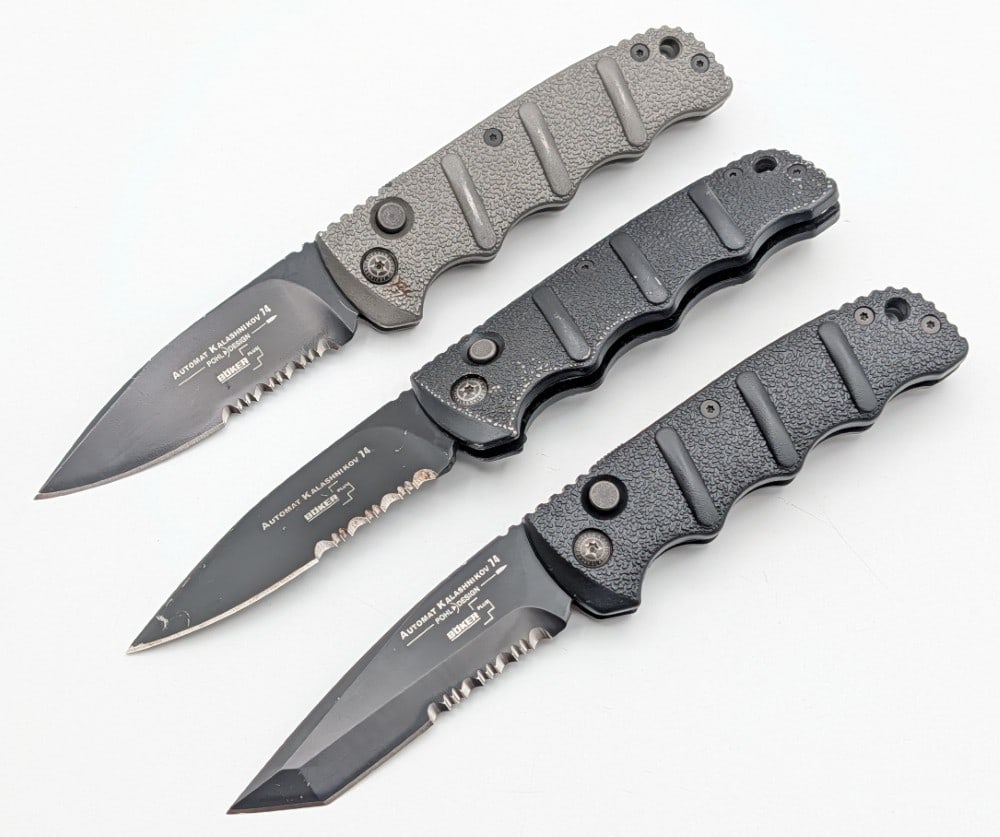 (3) Boker Automat Kalashnikov 74 Switchblade Knives (1 of 6)
