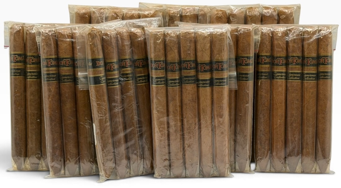 (44) Don Tomas Cameroon Collection Perfecto No. 4 & Double Corona Cigars: (44) Don Tomas Cameroon Collection Perfecto No. 4 & Double Corona Cigars. This includes 30 Don Tomas Cameroon Collection Perfecto No. 4 cigars and 14 Don Tomas Cameroon Collection Double Corona cigars