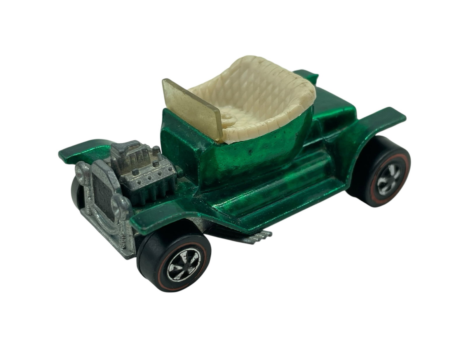 1968 Hot Wheels Redline Green Hot Heap Die Cast Car: 1968 Hot Wheels Redline Hot Heap Die Cast Car. Die Cast Car has some Ware.