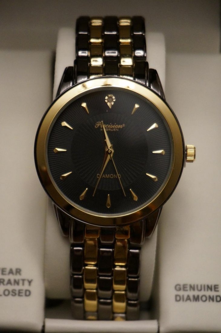 Men's Diamond Gruen Watch: Men's Diamond Gruen Watch