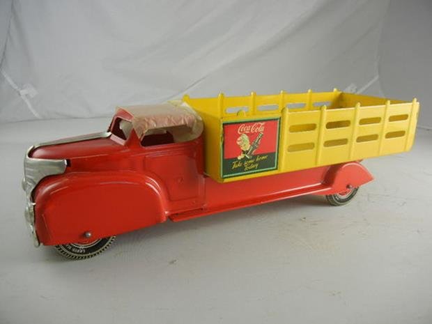 1953 Marx Coca-Cola Truck #991 20-1/2" Long: 1953 Marx Coca-Cola Truck #991 20-1/2" Long