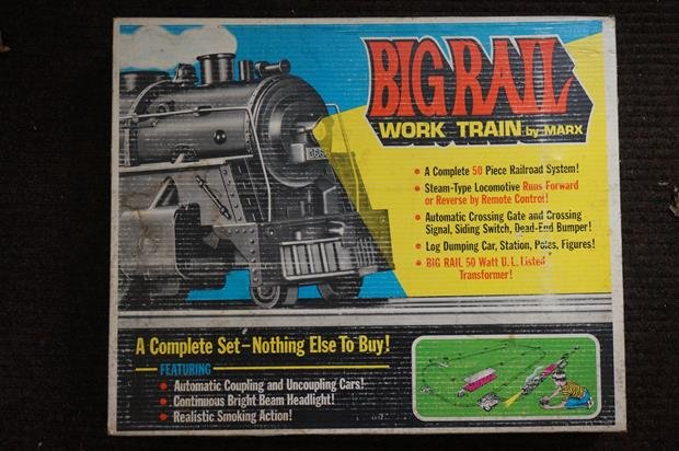 big rail work train by marx