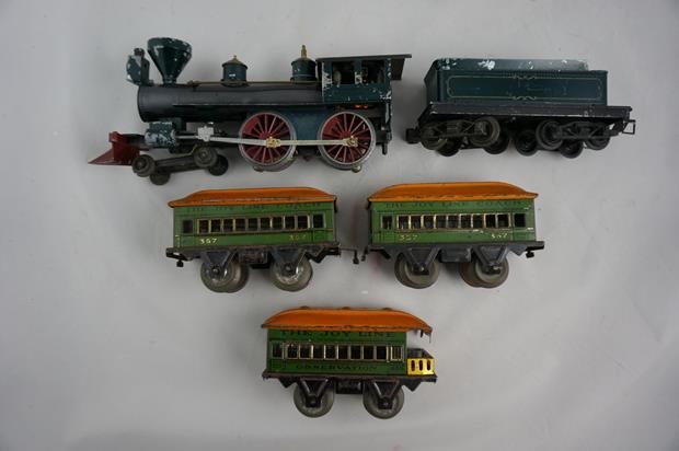 Vintage Thomas Industries The Shawnee Express Passenger: Vintage Thomas Industries The Shawnee Express Passenger Train Set 5Pc