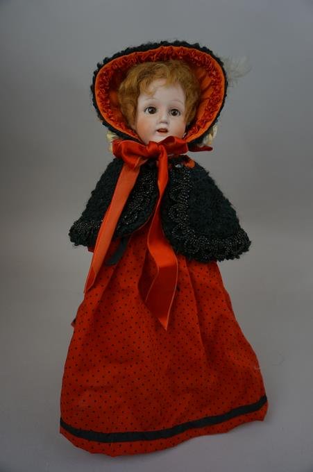 Antique 12" Nippon Doll Bisque Open Mouth Head & Lower: Antique 12" Nippon Doll Bisque Open Mouth Head & Lower Arms Cloth Body Marked Made In Nippon