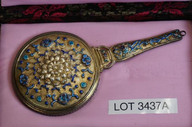 Chinese Celedan Mirror in Box: Chinese Celedan Mirror in Box