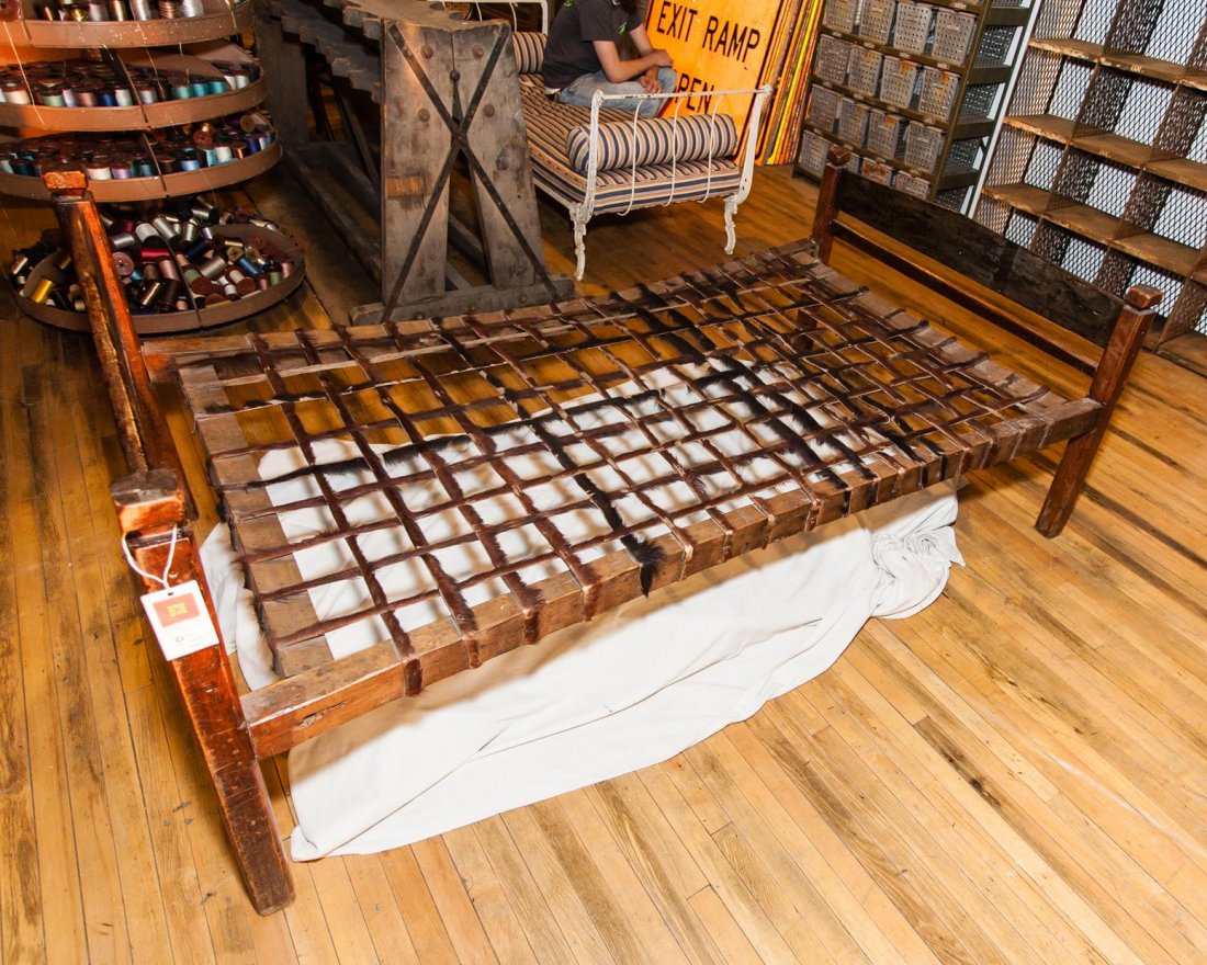 Argentina Primitive Bed: From Frontier Region, Dimensions: 33" x 43" x 81"