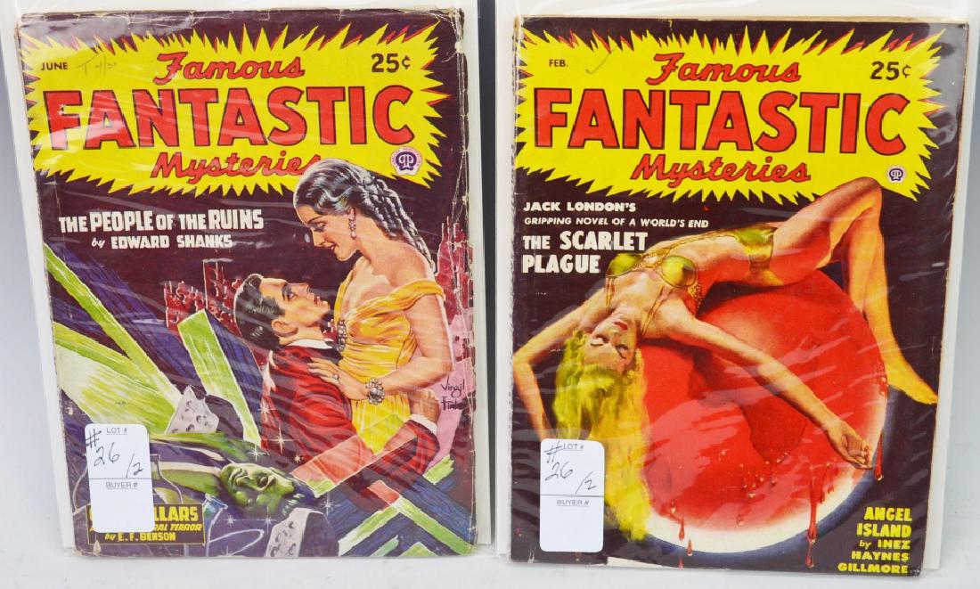 Famous Fantastic Mysteries Pulp Magazine Grouping (1 of 3)