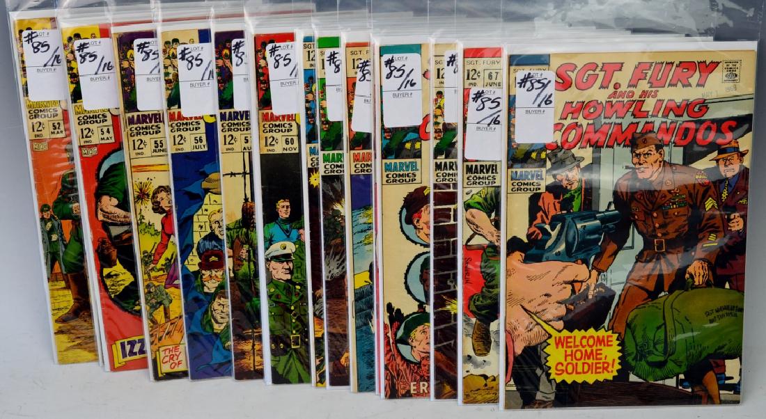 Sgt. Fury Silver Age Comics #52-#68 (1 of 5)