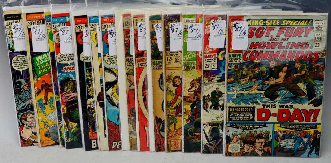 Sgt. Fury Assorted Comics Silver & Bronze Age (1 of 5)