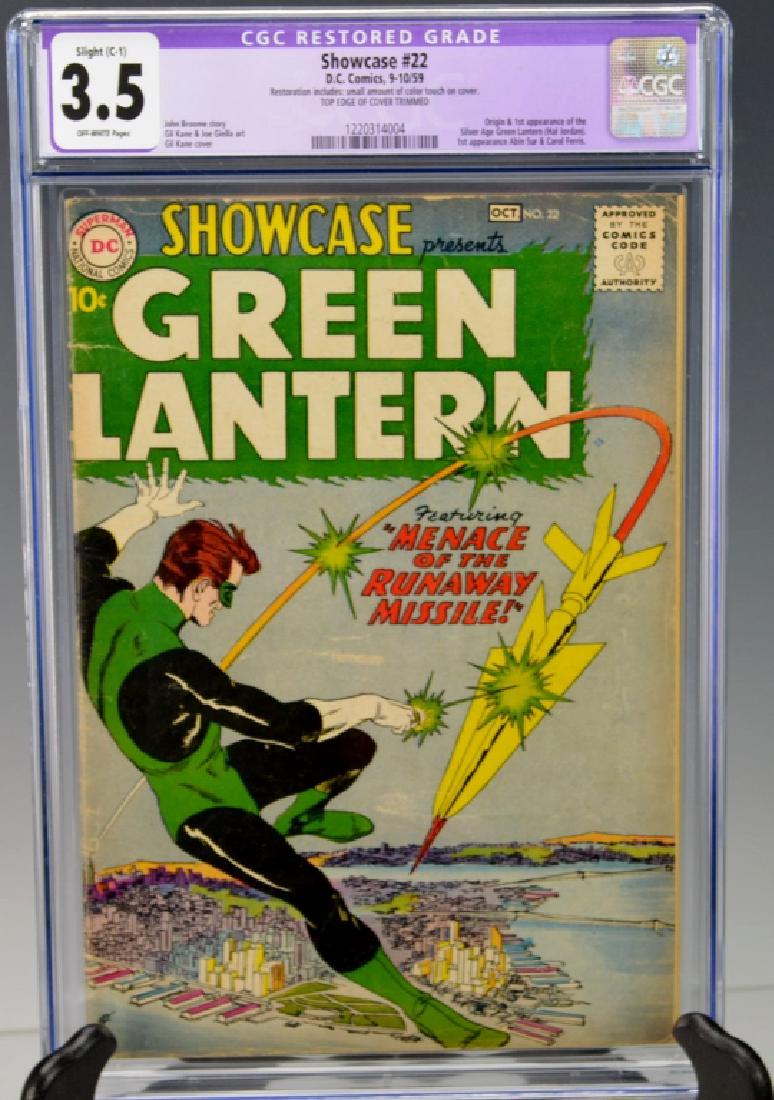 Showcase #22 First Silver Age Green Lantern CGC (1 of 4)