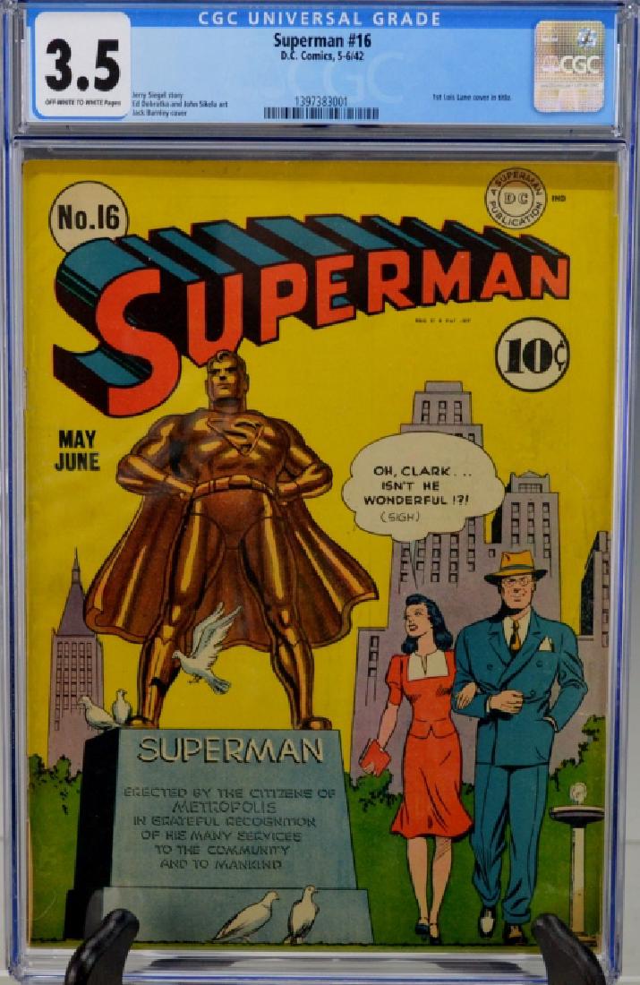 Superman #16 - 1942 1st Lois Lane Cover CGC (1 of 5)