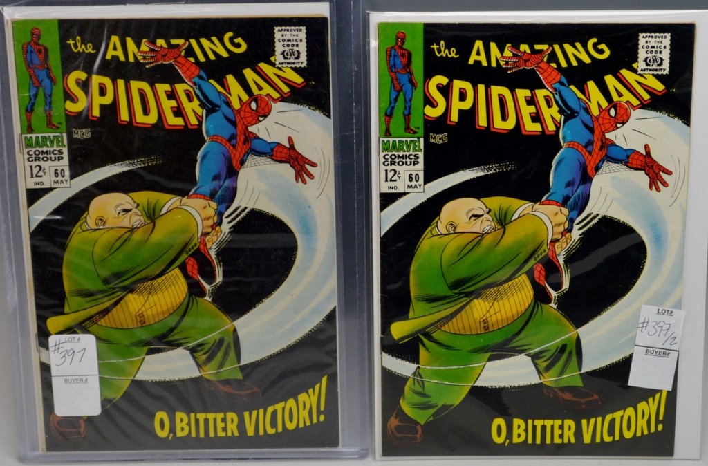 (2) Amazing Spiderman #60-1968 King Pin App. (1 of 5)