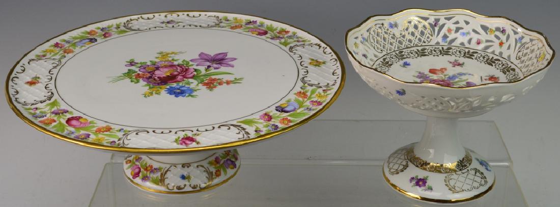 Bavaria Porcelain Cake Plate and Compote (1 of 7)