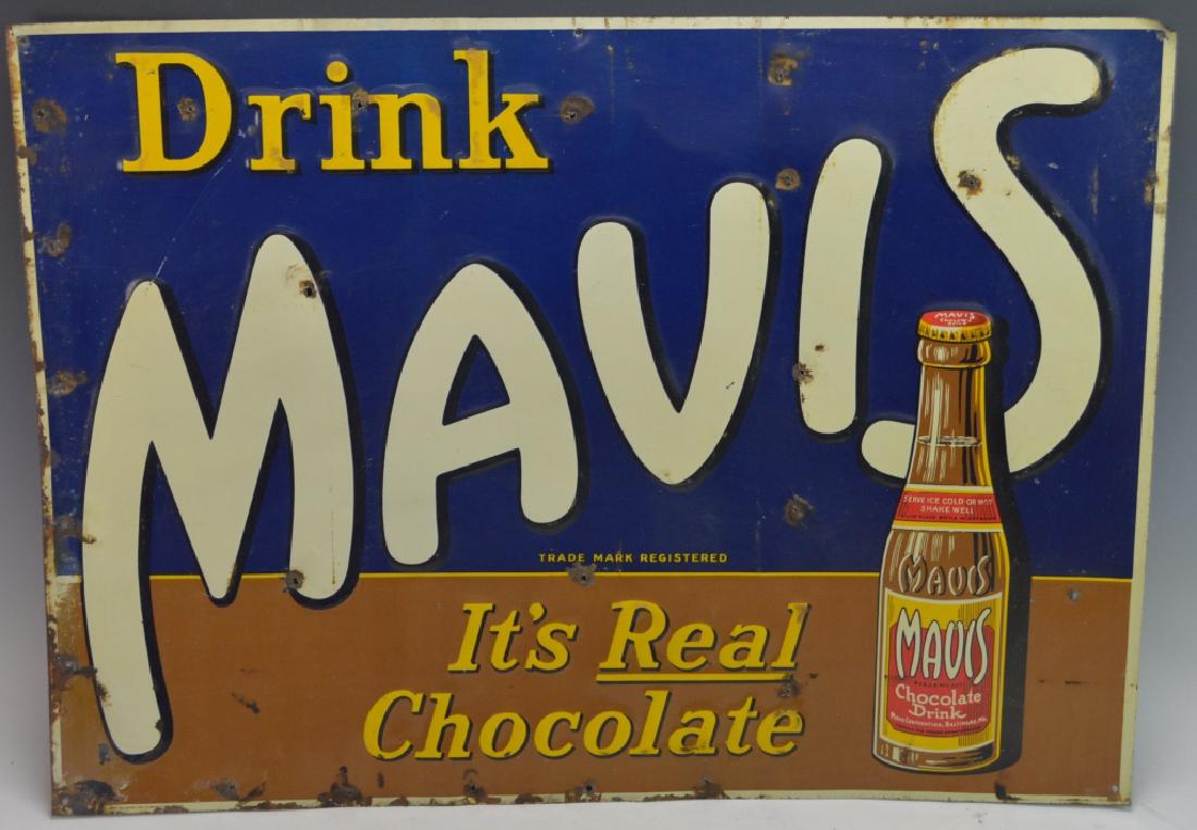 Drink Mavis Embossed Tin Sign (1 of 6)