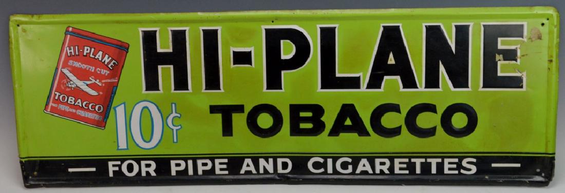 Embossed Hi-Plane Tobacco Sign (1 of 5)