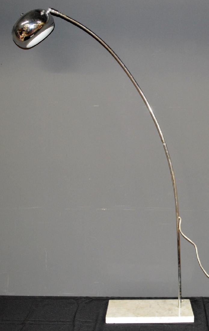 MId Century Modern Chrome and Marble Floor Lamp (1 of 3)