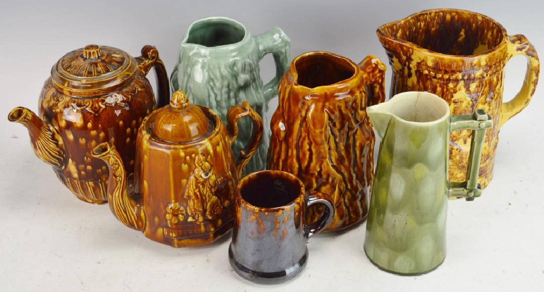 Vintage Brownware Pottery Grouping