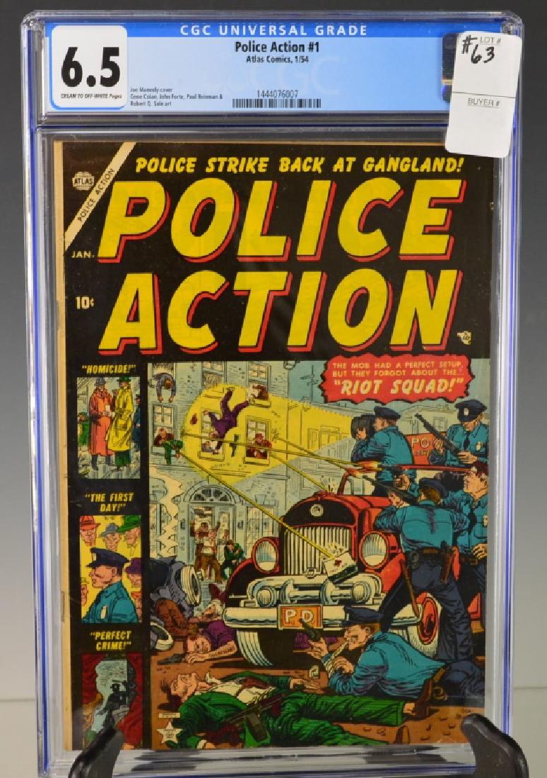 Police Action #1 CGC 6.5 Comic Book (1 of 4)
