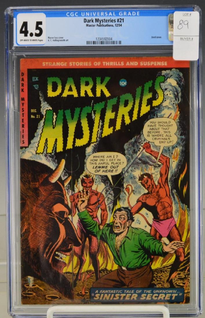 Dark Mysteries #21-1954 CGC 4.5 Devil Cover (1 of 4)