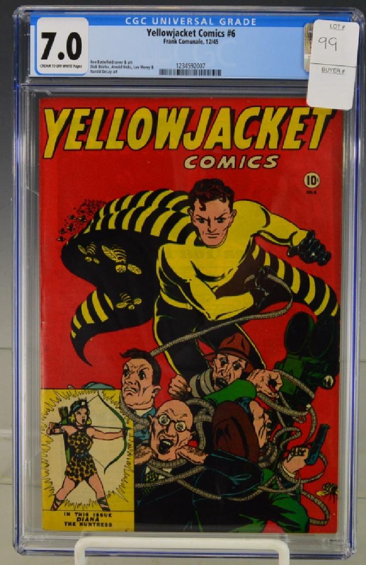 Yellow Jacket Comics #6-1945 CGC 7.0 (1 of 4)
