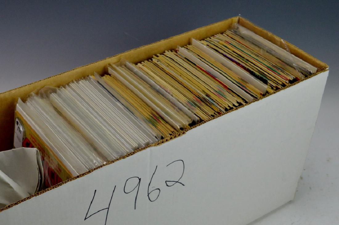 Long Box of Superman Comics: Includes (1) Long box of Superman or associated comic books, silver to modern comic books