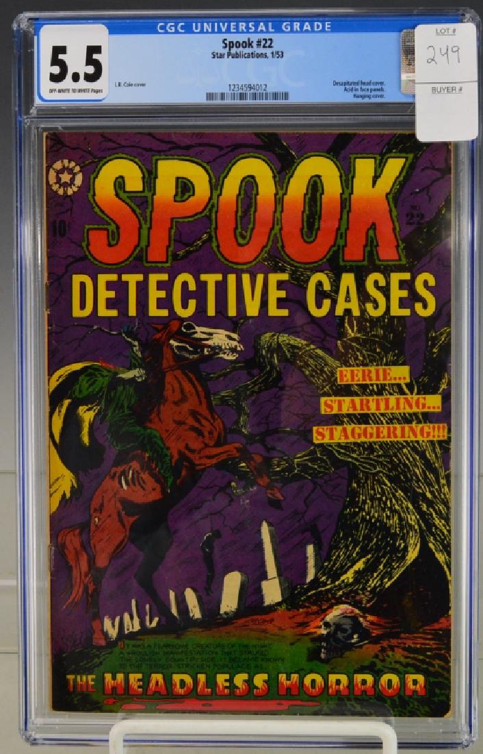 Spook Detectives Cases #22-1953 CGC 5.5 (1 of 3)