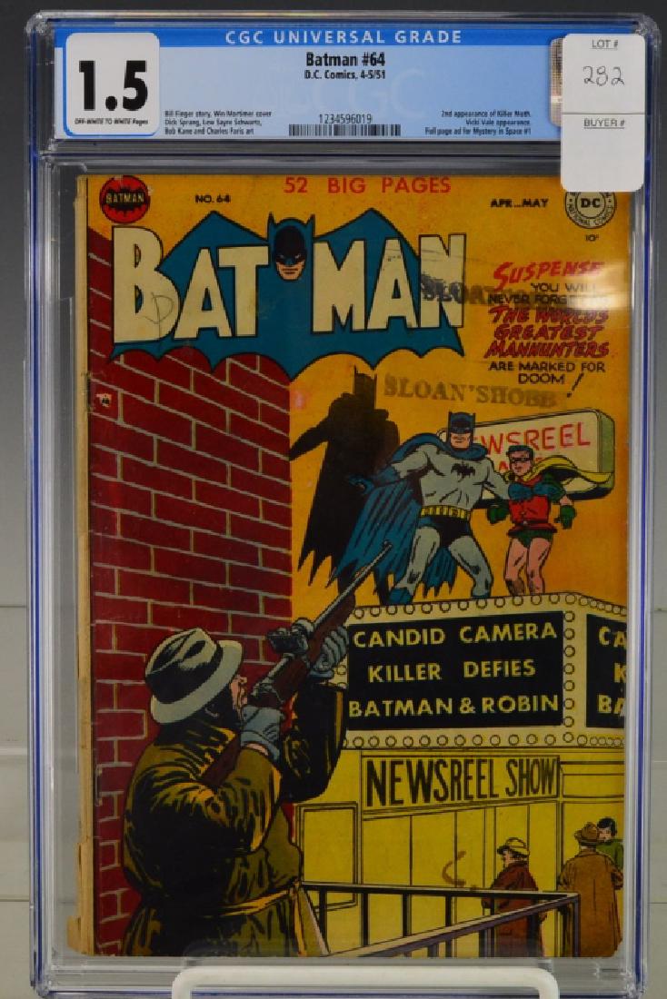 Batman #64-1951 CGC 1.5: Includes Batman #64-1951-Bob Kane Art-DC, CGC 1.5
