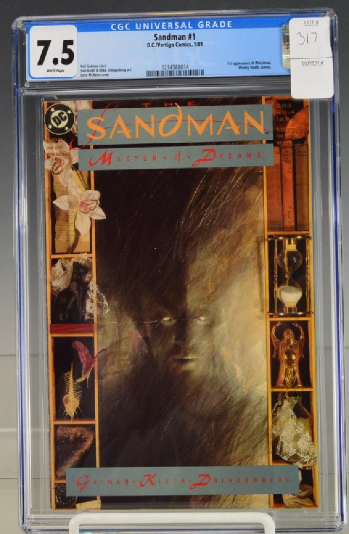 Sandman #1-1989 CGC 7.5 1st Morpheus (1 of 3)