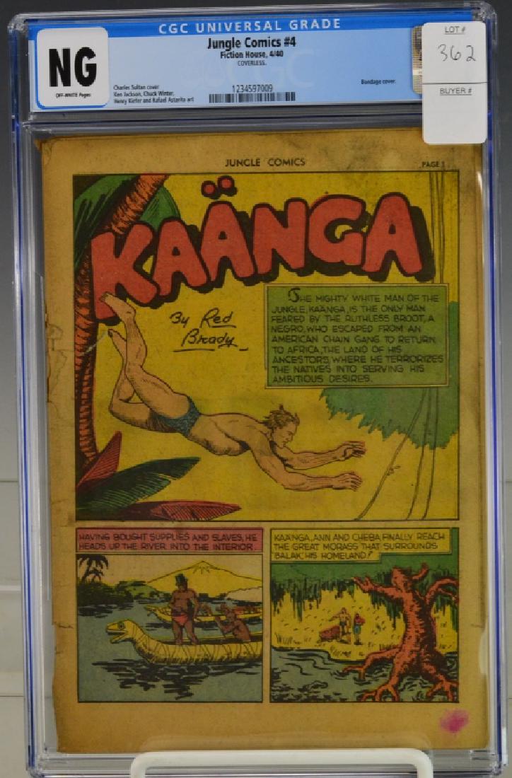 Jungle Comics #4-1940 Coverless CGC NG (1 of 3)